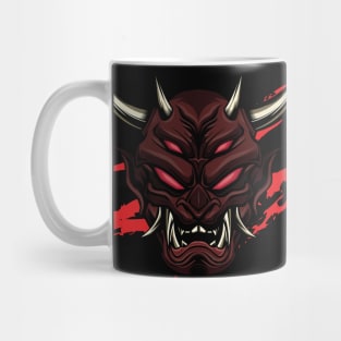 Devil Oni Mask Mug